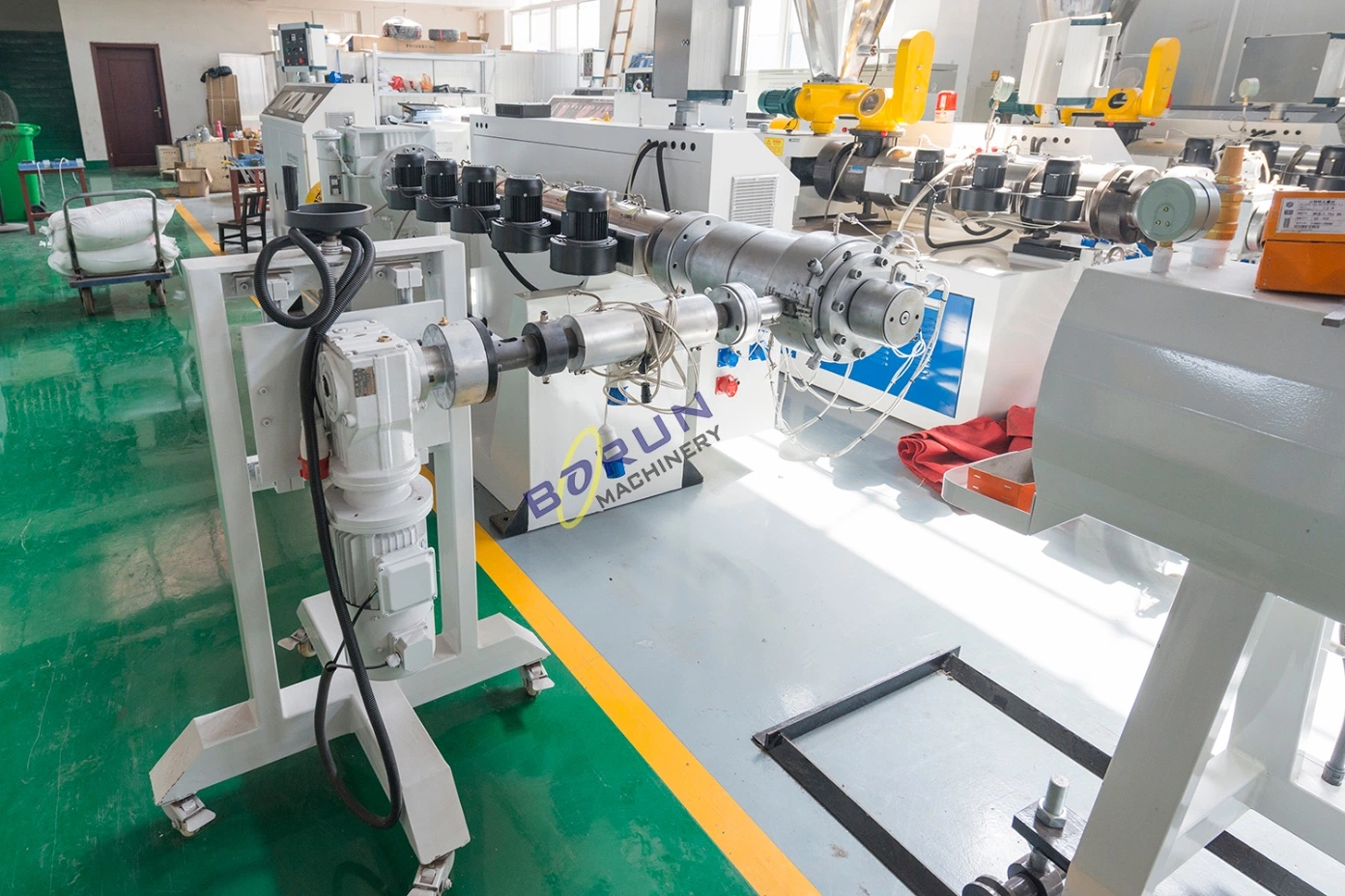 Hochgeschwindigkeits-automatische Kunststoff-PE-PE-PPR-Wasser-Kabelrohre Extruder Extrusion Herstellung Maschine