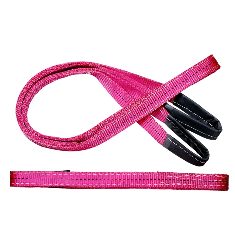 1t 2t 3t to 200t Polyester Lifting Flat Webbing Sling