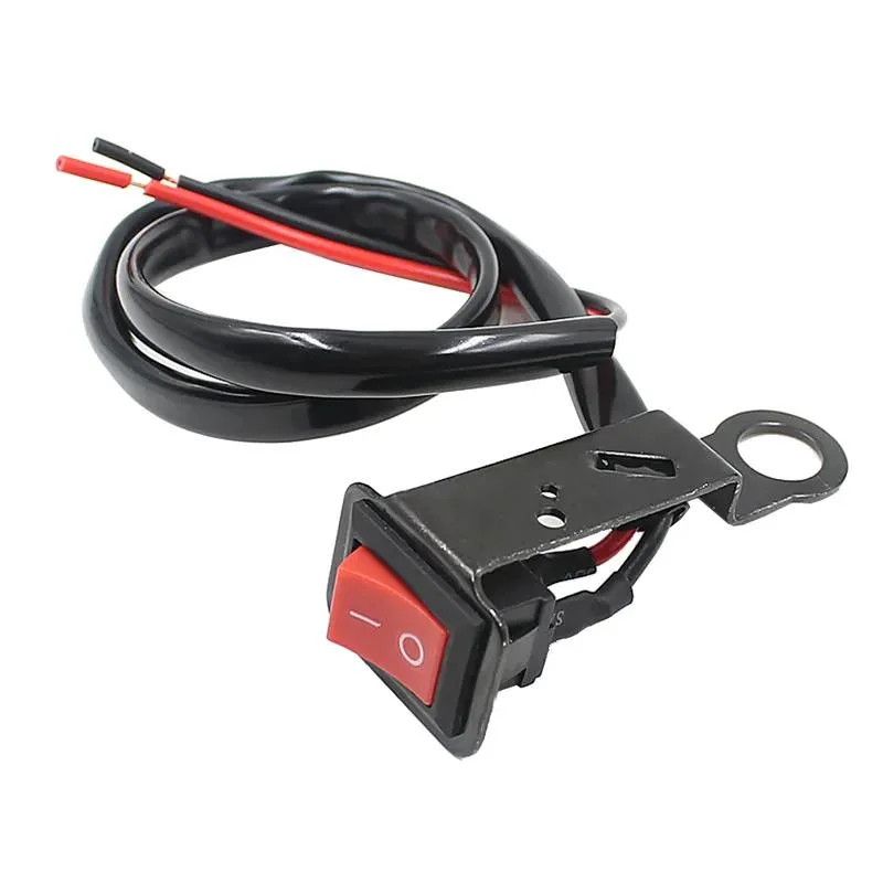 Motorcycle Switch Handlebar Flameout with Fixed for Electromobile Scooters Wiring Harness