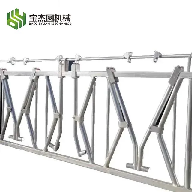 Cheap Galvanized Cattle Equipment Cow Cattle Headlock 6mm Thickness Cow Bloqueos de cabeza