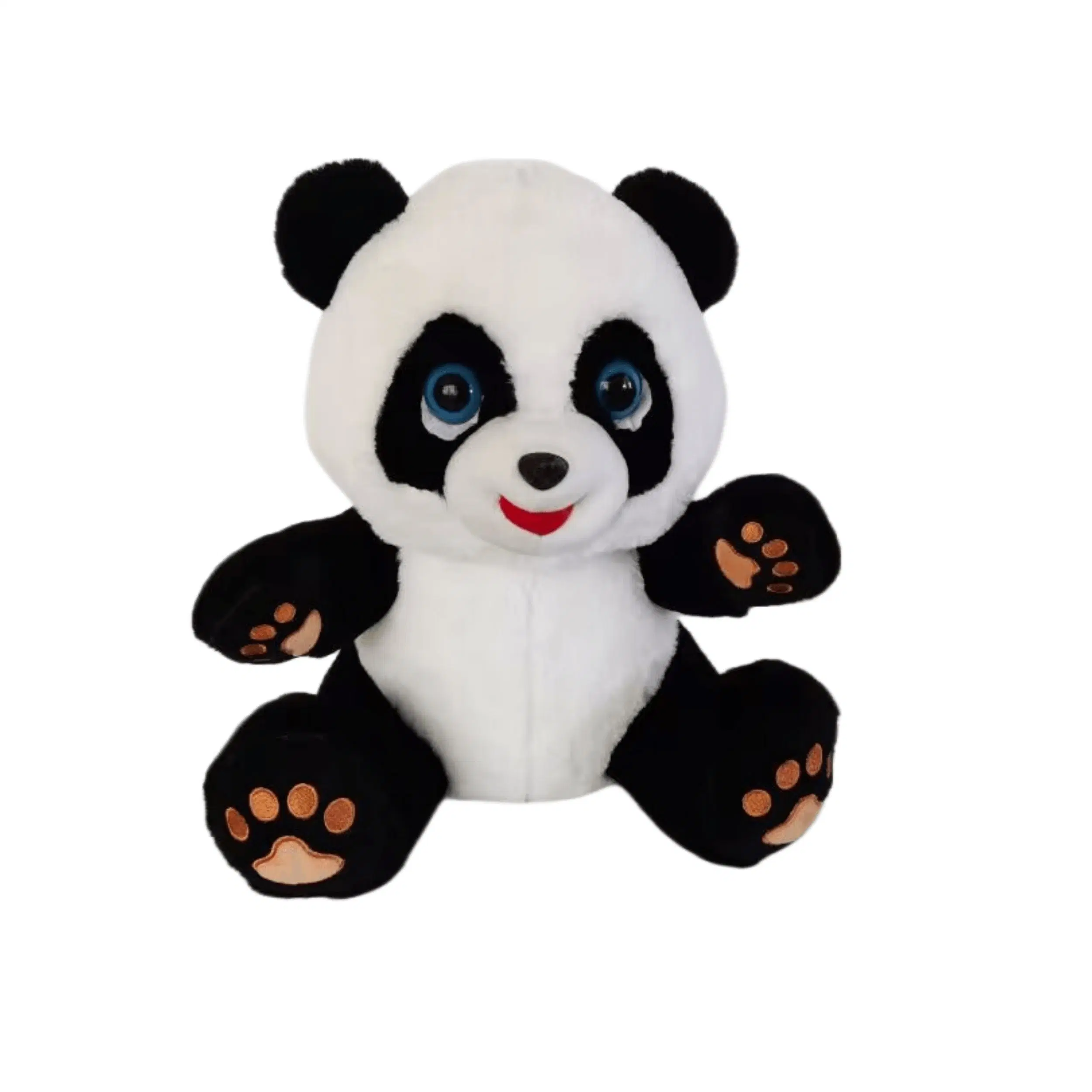 Amazon Venta caliente Super suave en Stock 23cm de pequeños animales de peluche lindo juguete de peluche de Panda