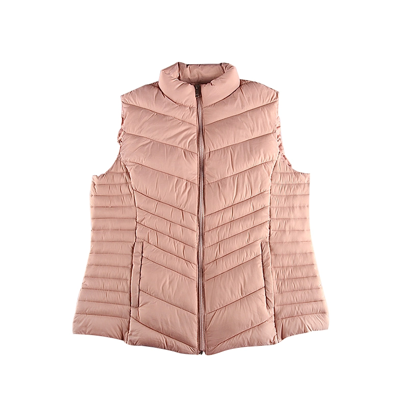 Stockpapa Wholesale/Supplier Women Winter Sleeveless Coat High quality/High cost performance  Vest Apparel Stock Lots