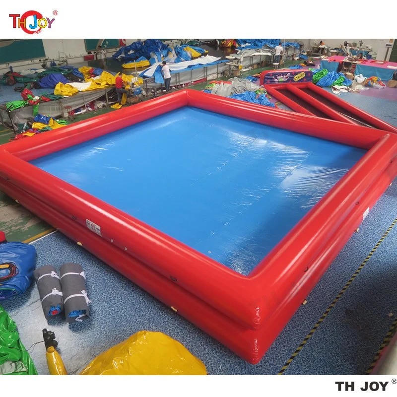 Giant 10X10m Pool inflável/almofada insuflável de PVC de alta qualidade de água salgada