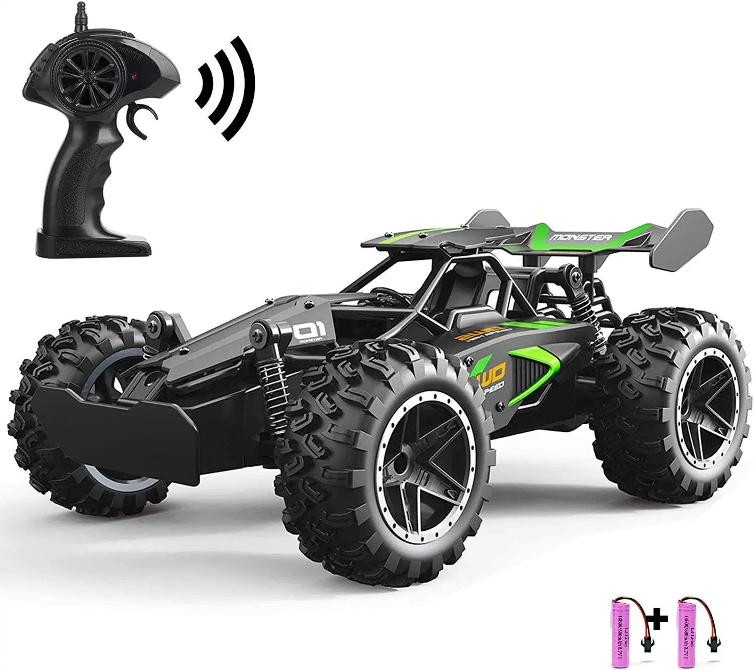 Rubber Big Tires Anti-Collision Settings 1: 18 High-Speed off-Road 2.4G Remote Control Car