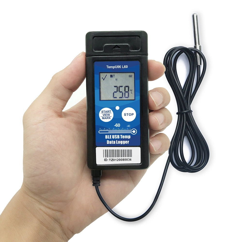 Data Logger Recorder Temperature Logging Thermometer with LCD Display