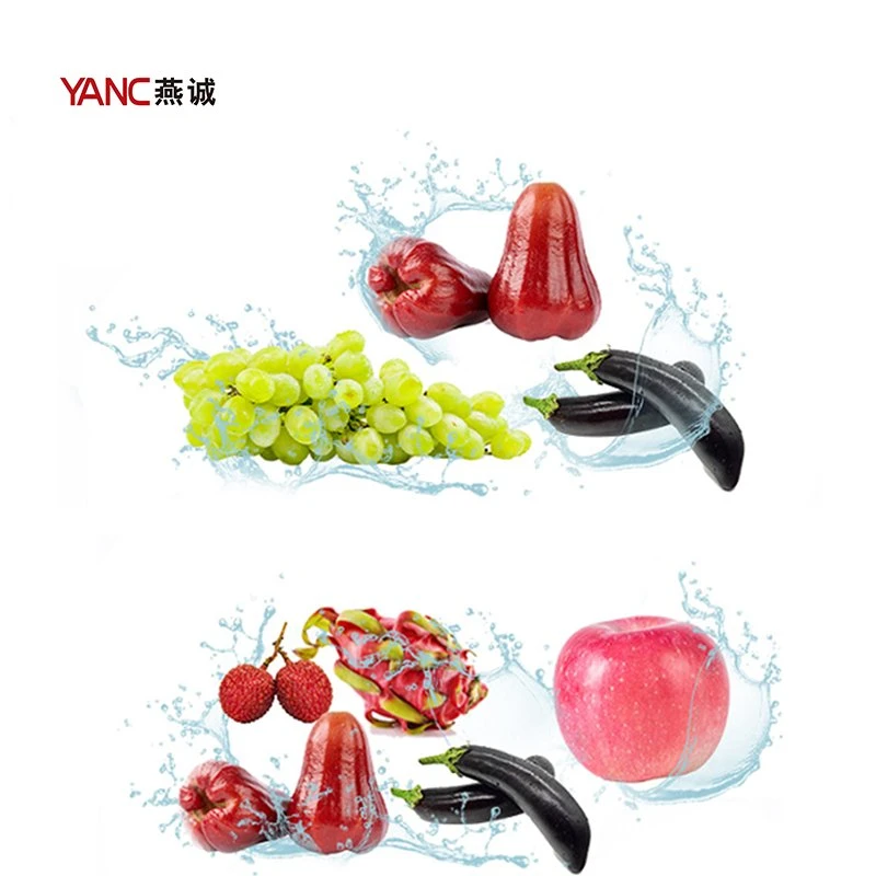 Gewerbliche Industrie Bubble Fruit Avocado Mango Gemüse Kartoffel Waschmaschine / Gefroren Gemüseproduktionslinie