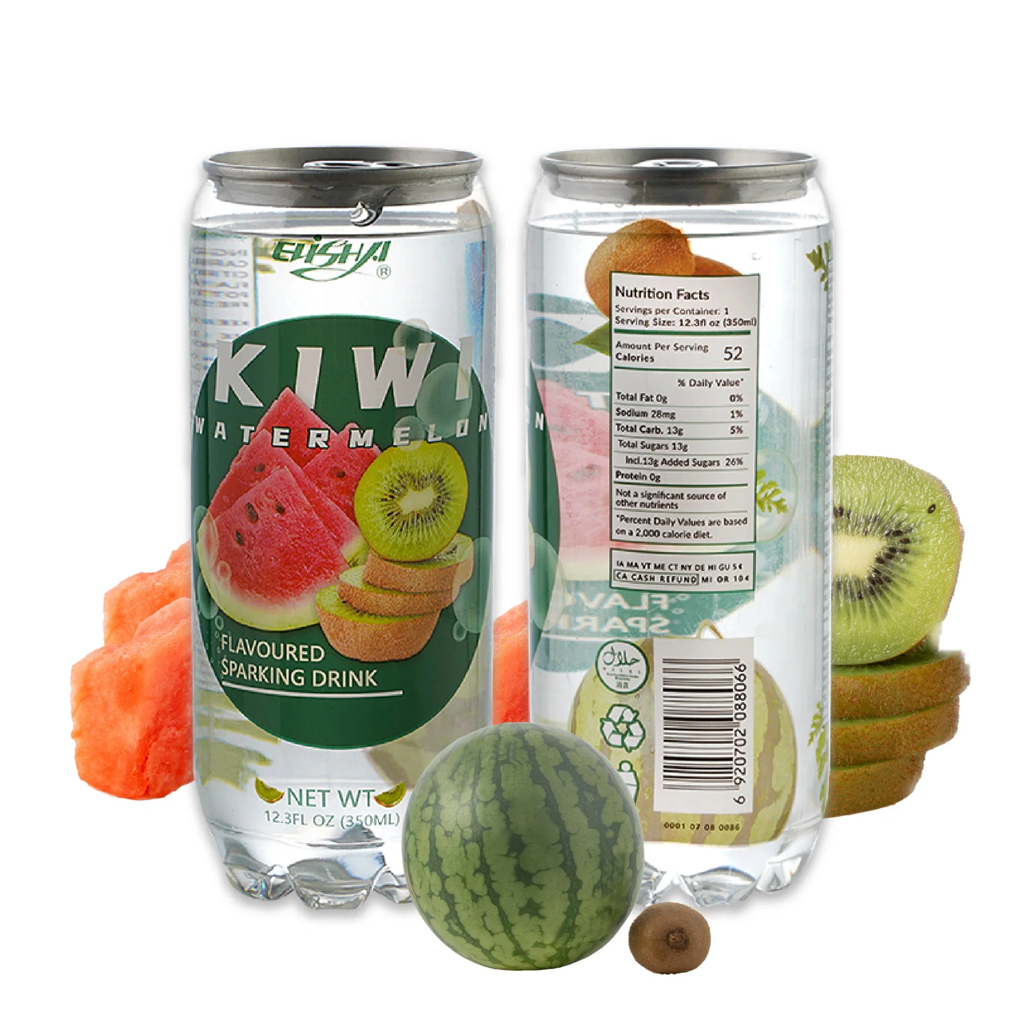 Natural Kivi Flavor 0% Juice pH 3.0 Soda Water