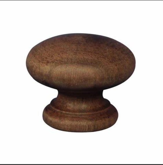 Wooden Knob with Screws Drawer Furniture Cabinet Closet Dresser Pull Handles