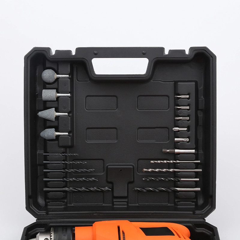 28pcs Outil à main Box Set 21V Jeu de forets d'outils électriques sans fil perceuse électrique Brusheless Combo Kit Kit perceuse sans fil électrique outils 28PC