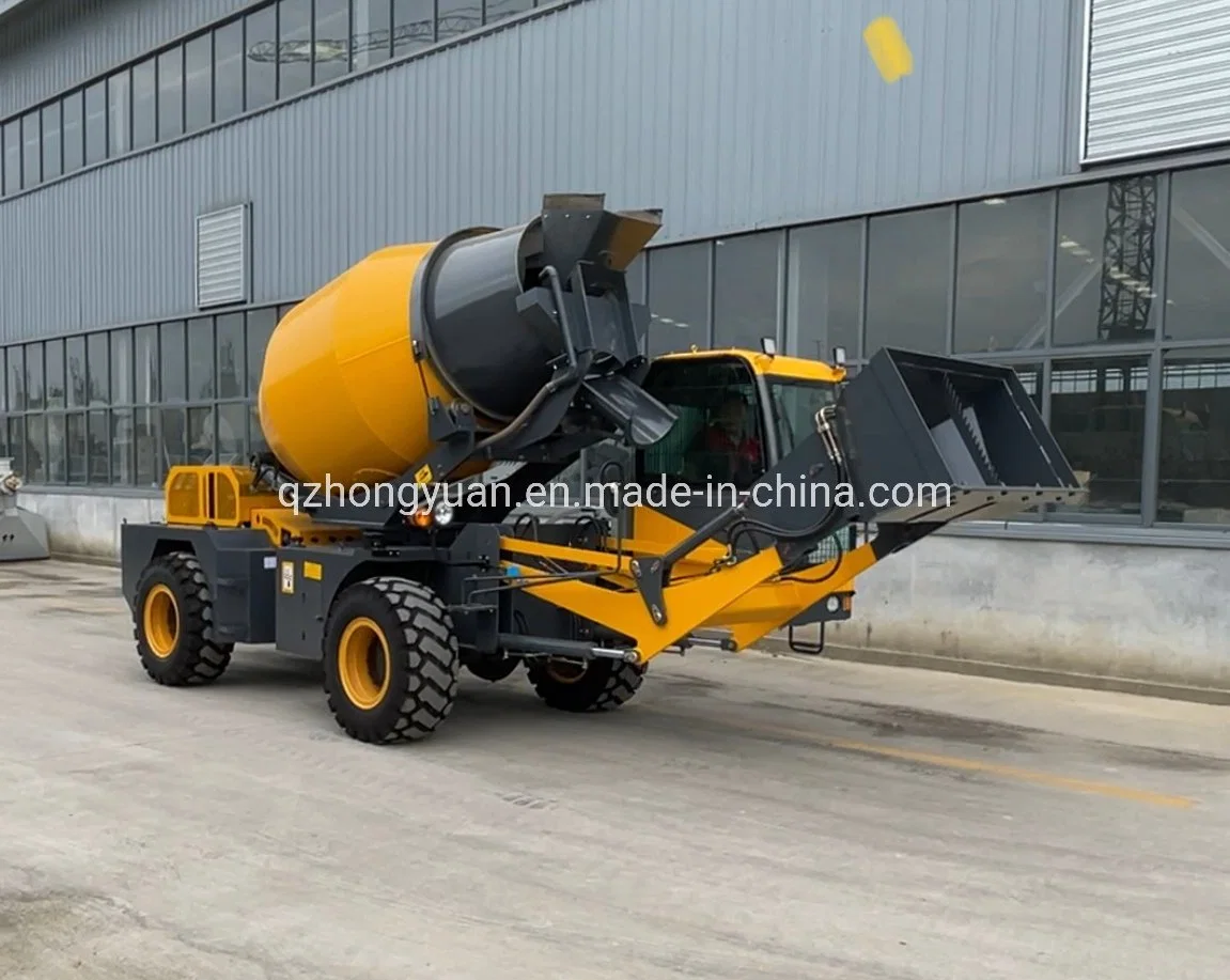 3.5m3 Articulated Chassis Mini Small Mobile Self Loading Concrete Cement Mixer