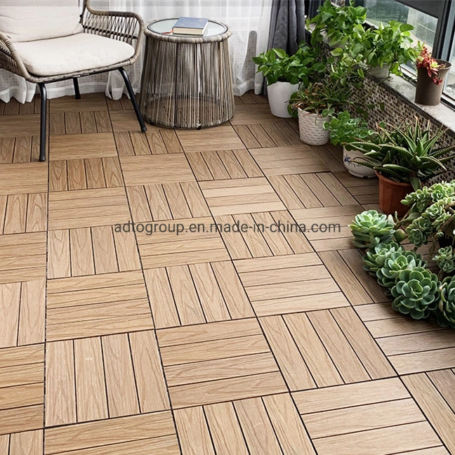 High Strength Eco-Friendly Plastic and Wood Composite WPC Floor Tile