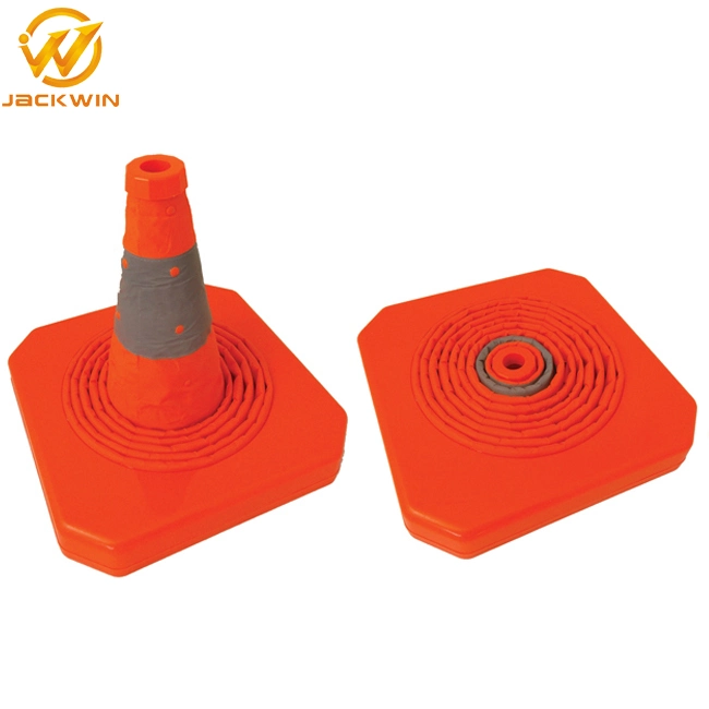 Foldable Safety Road Cone with LED Light