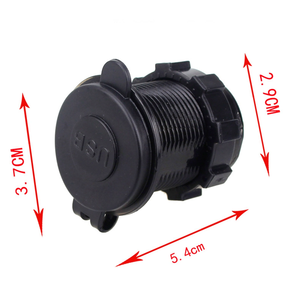 Waterproof USB Socket Charger for Motorcycle Truck Boat LED Car Adapter Outlet Power Wbb13196