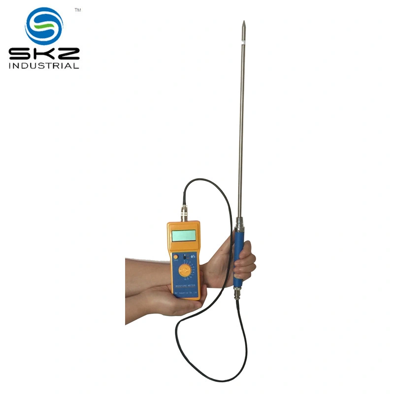 Probe Length 600mm Wood Shavings Moisture Meter Wood Chips Moisture Testing Meter Sawdust Moisture Meter