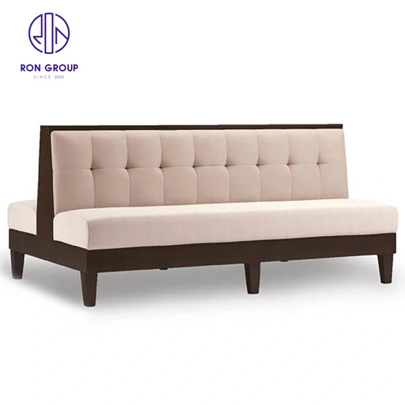 Wholesale/Supplier Leather Leisure Sofa Fast Food Pizza Booth Restaurant Modern Furniture Hotel Coffee Shop