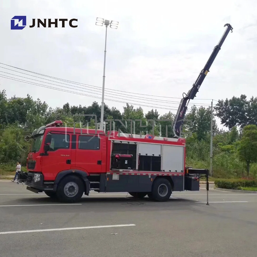 32m 6X4 Fire Truck Turntable Ladder with Famous Chassis Price