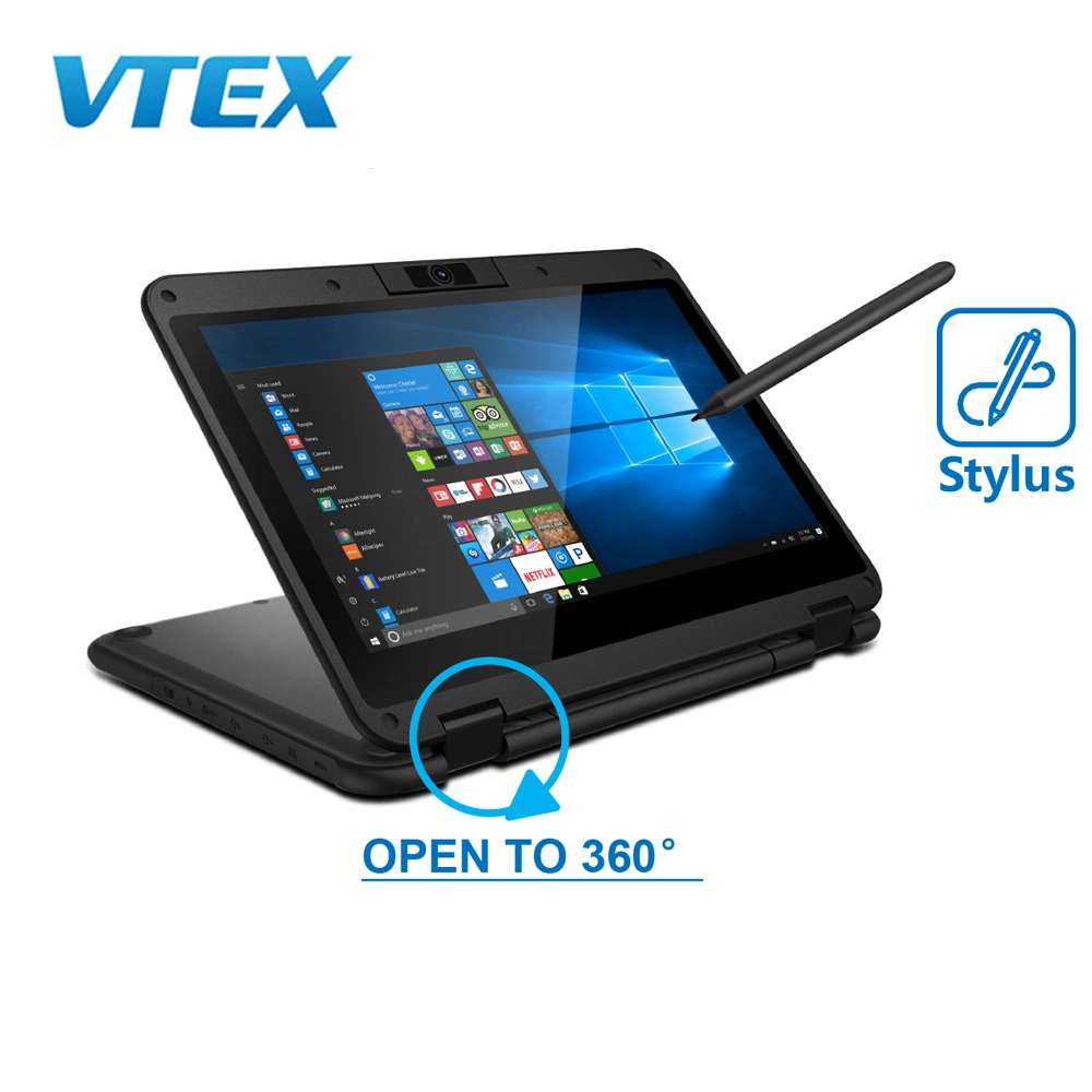 New Arrival 11.6&prime; &prime; Slim Pocket IP54 Drop Test 100cm Mini Notebook PC Windows 10 Rugged Laptop