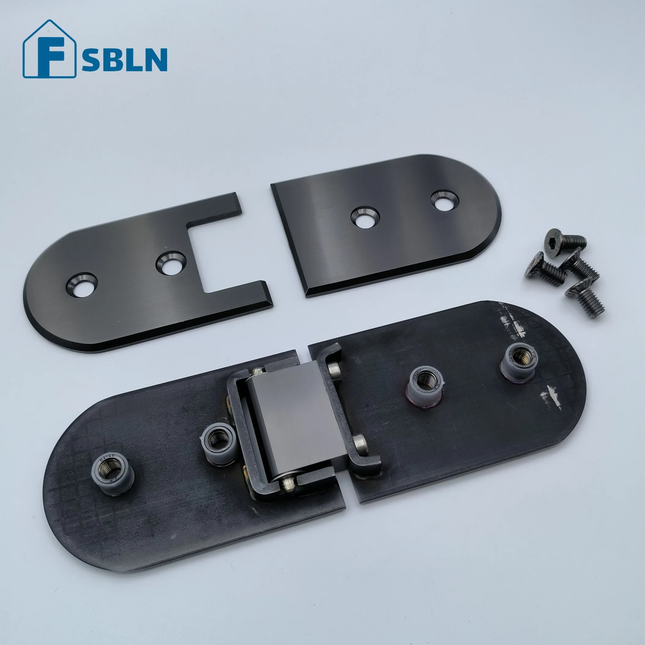 Premium Hardware for Glass Doors with 180 Degree Swing