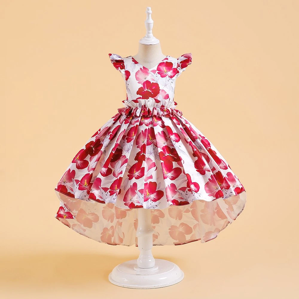 Wholesale Baby Clothes Girls Party Garment Ball Gown Flower Dress Princess