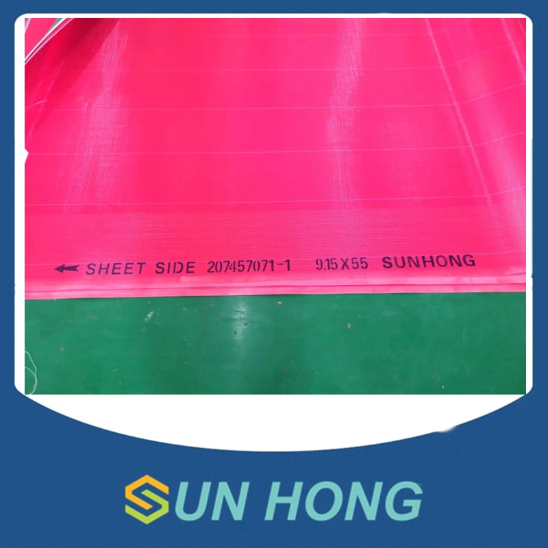 High Air Permeability Dryer Section Round Thread Spiral Thread Dryer Fabric Screen