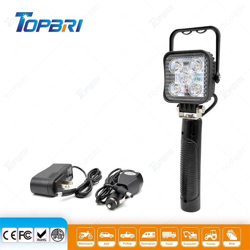 Portable 15W Auto Rechargeable LED Work Light with Handle