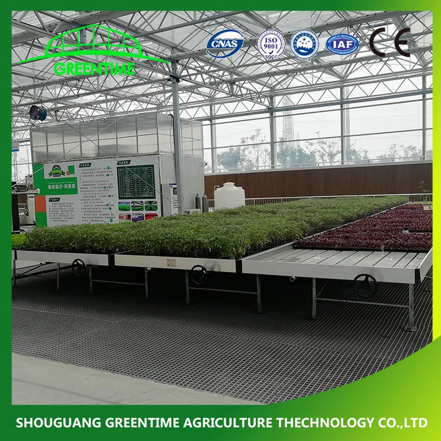 Mesh Commercial Rolling Bench System for Agricultural Planting