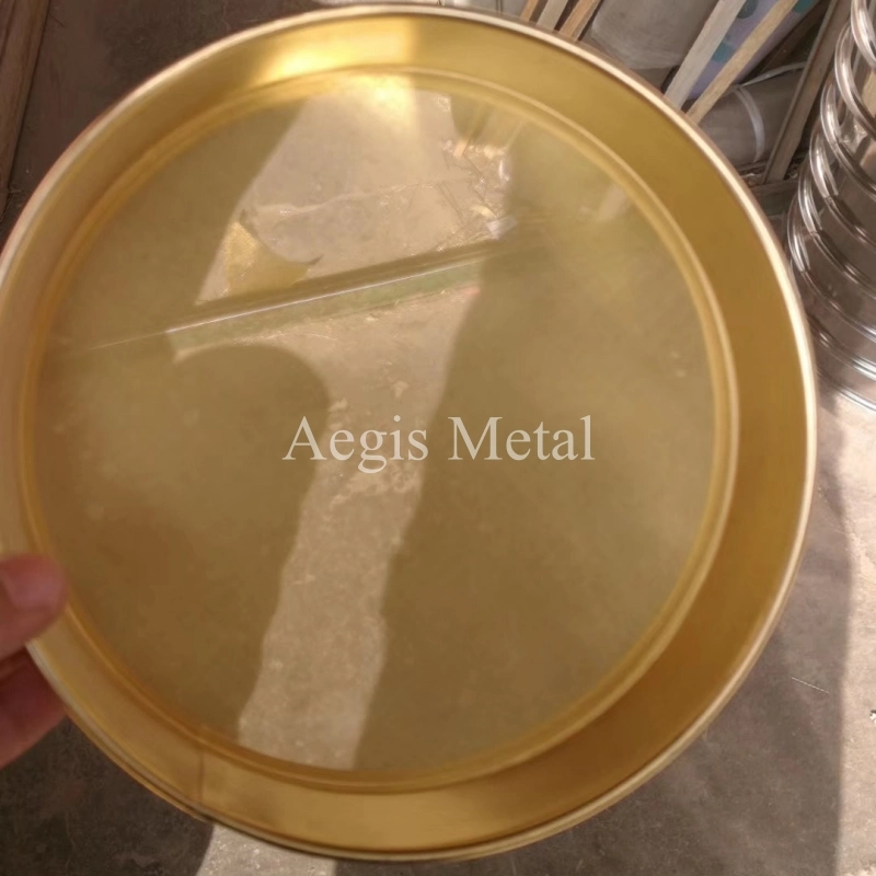 Brass Material 200 300 400mm Diameter Lab Test Sieve/Brass Screen Sieve