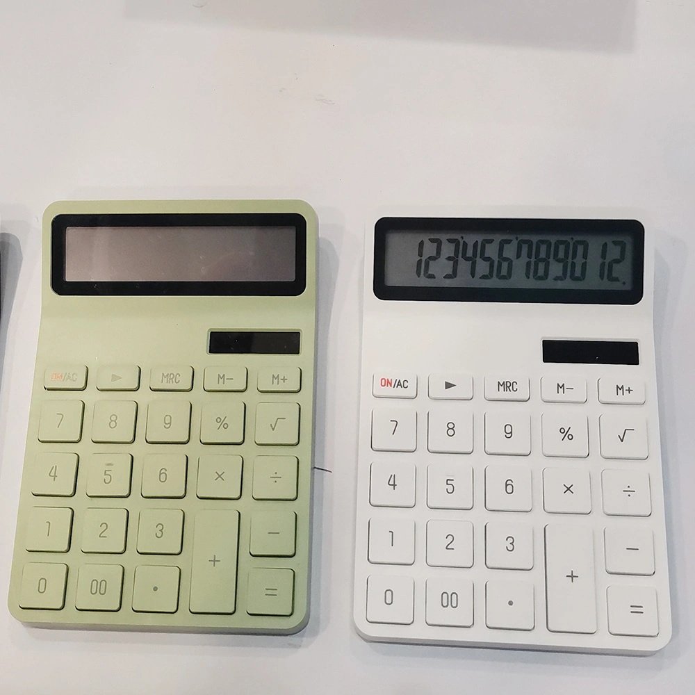 PC de bureau 12 chiffres calculatrice de bureau double puissance promotion Calculatrice solaire cadeau
