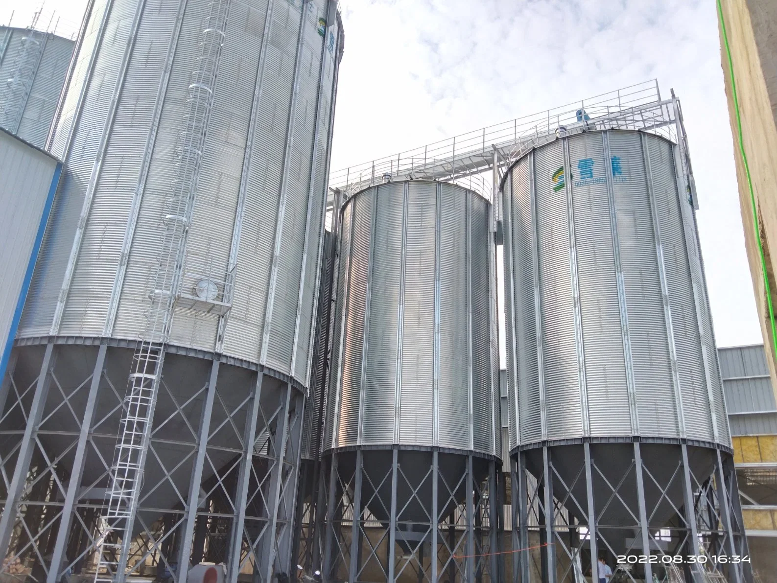 500 1000 1500tons Galvanized Grain Steel Storage Silos Prices