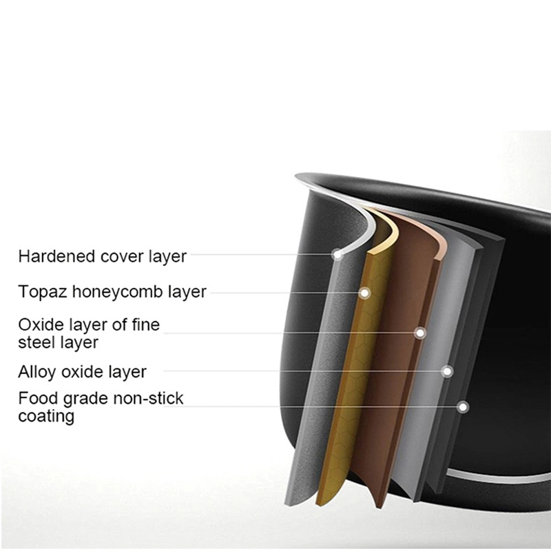 ماركة ألمانية ماركة رايس كوكر سعة 5L كبيرة للغاية ملائمة لـ يمكن أن يؤدي تعدد الأشخاص مع قدر بخاري وملعقة إلى طهو الأرز خضار ماكولات بحرية