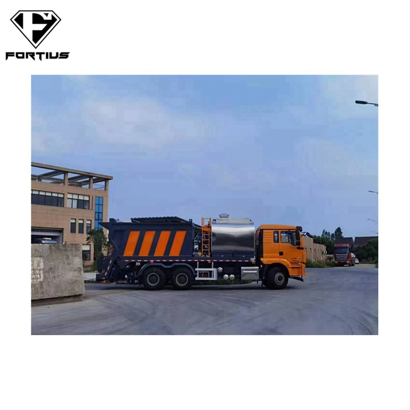 Heavy Truck HOWO 4X2 6X4 8X4 Chassis Bitumen Synchronous Chip Sealer Paving Machinery