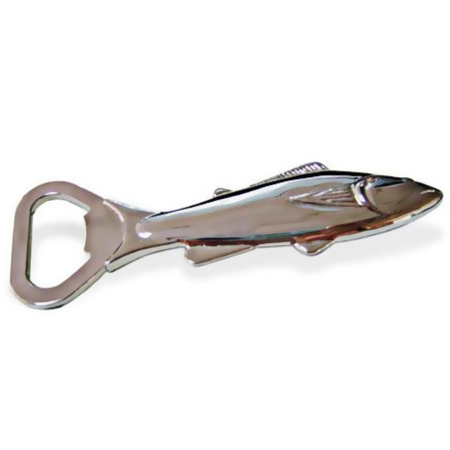 Formato de peixe abridor Chaveiro de metal para oferta promocional (MC0102)