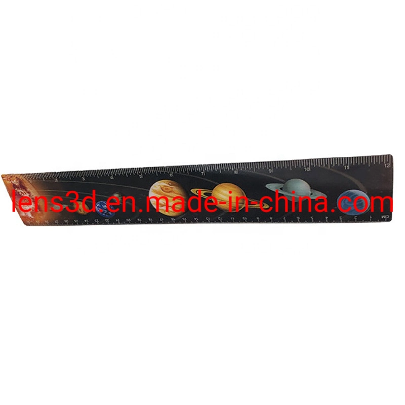 High quality/High cost performance  PP Plastic 3D Effect Straight Ruler Lenticular Printing 3D Ruler