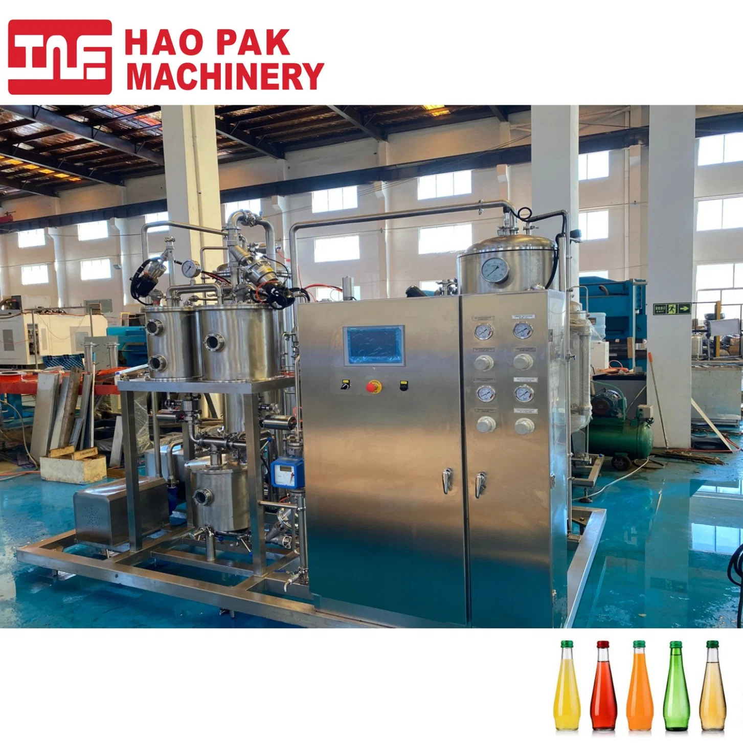 Automatic Small Bottle CO2 Gas Beverage Cola Carbonated Soft Drink Making Mixer Machine Price