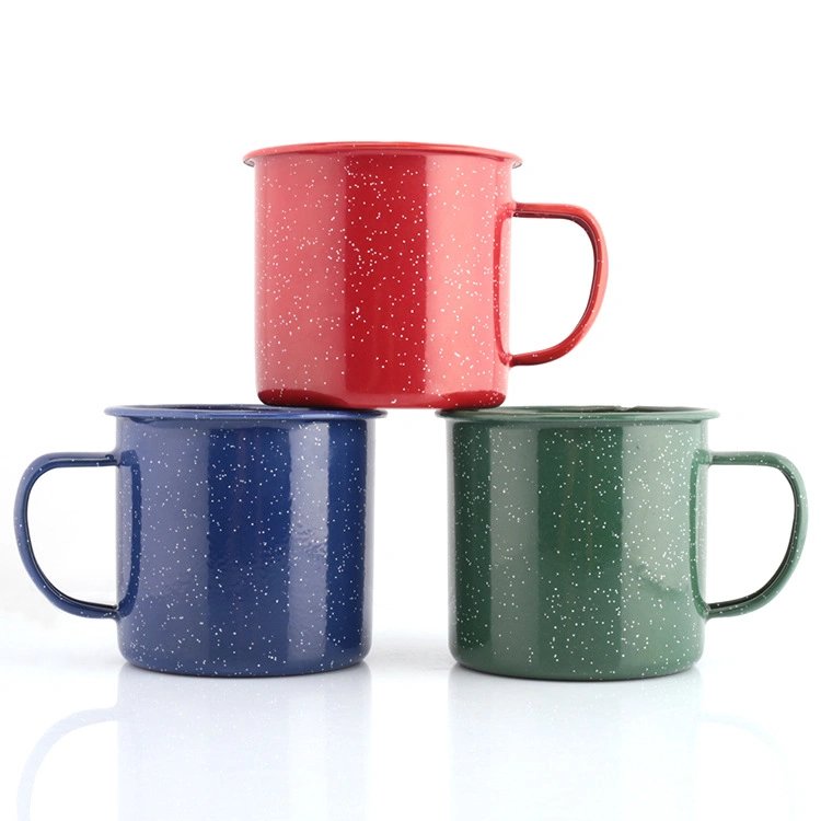 Créatif cadeau personnalisé de la promotion de l'émail tasse tasse tasse à café d'accueil