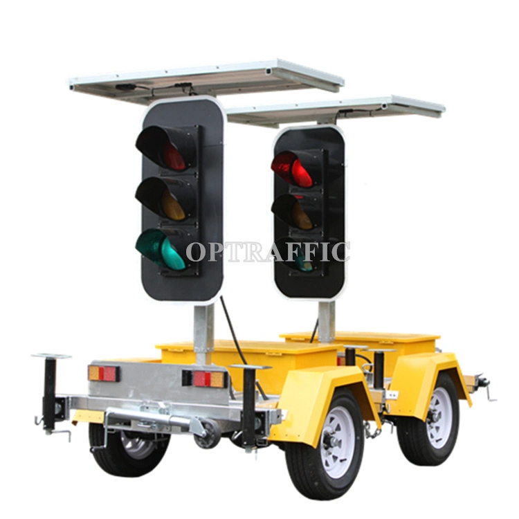 195101A Buy ODM Solar Power Trailer Mounted Roadway Safety 4 Way LED Traffic Light, LED Traffic Light