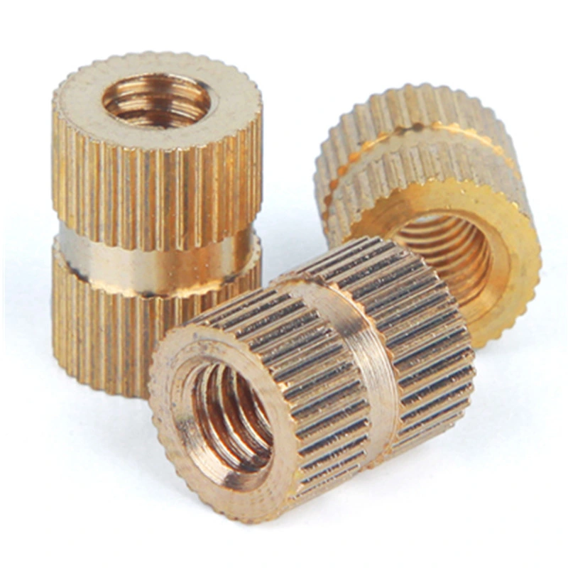 Custom Precision CNC Machined M6 Brass Insert Nut