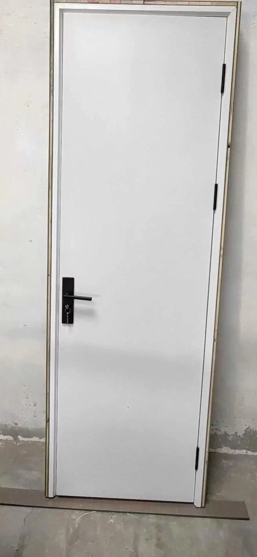 Деревянная дверь из MDF с покрытием из ПВХ и водонепроницаемой рамой из ПВХ для Проект