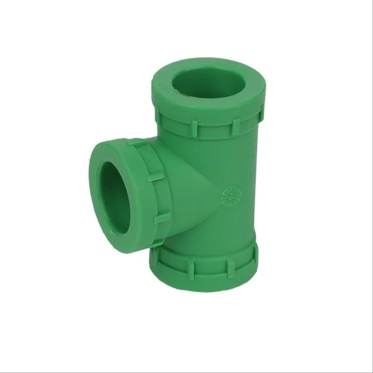 Green T-Pipe Plastic PPR Equal Tee Pipe for Water Supply