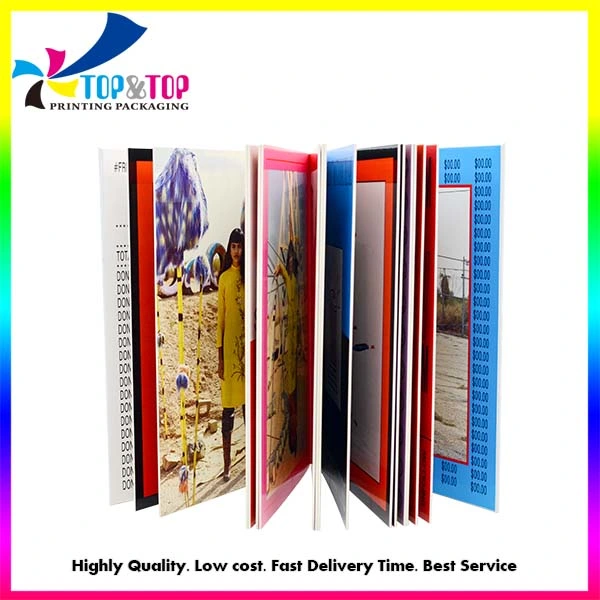 Custom Colorful Advertising Brochure Promotion Board Book Printing