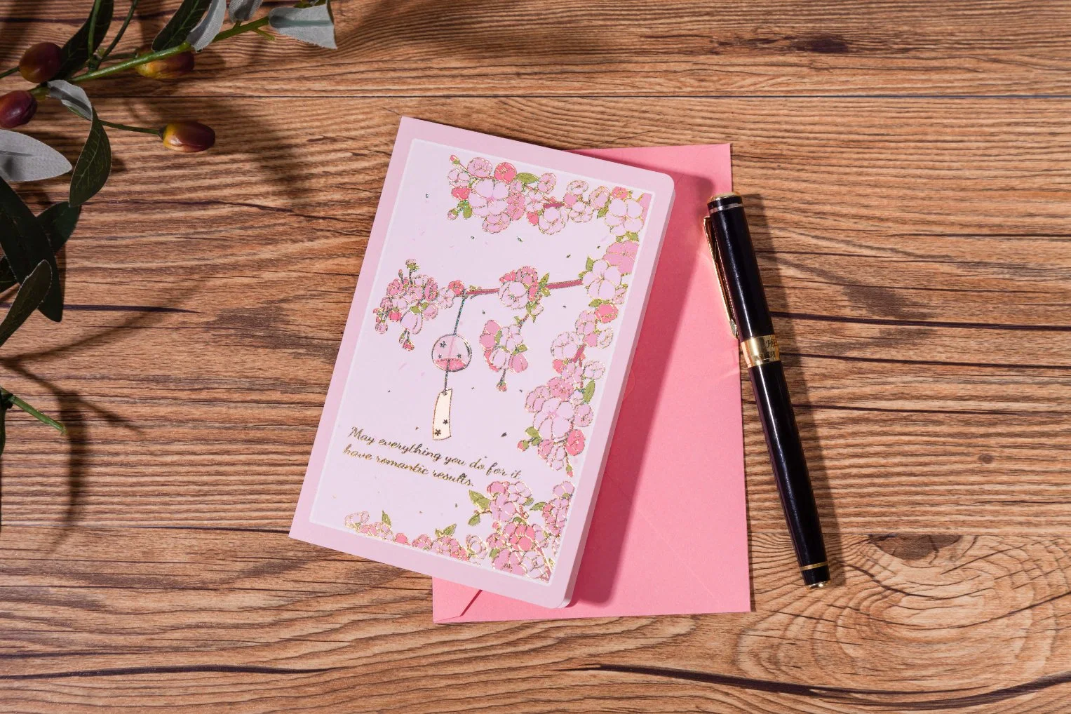 New Design Cherry Bloom Gift Greeting Card