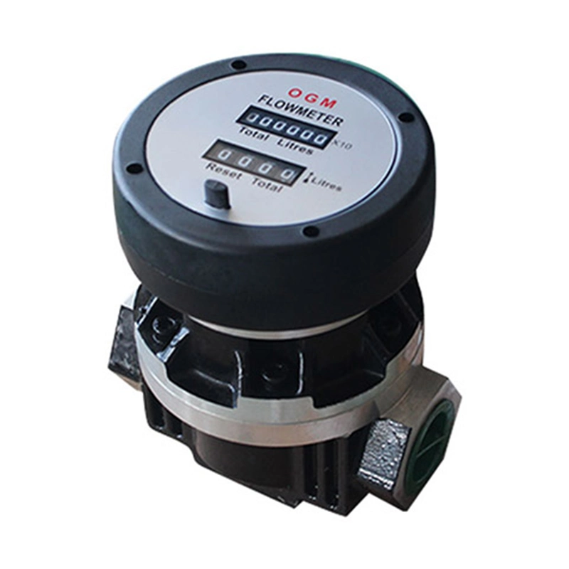 Mechanical Ogm Diesel Gasoline Oval Gear Flow Meter for Fuel Station