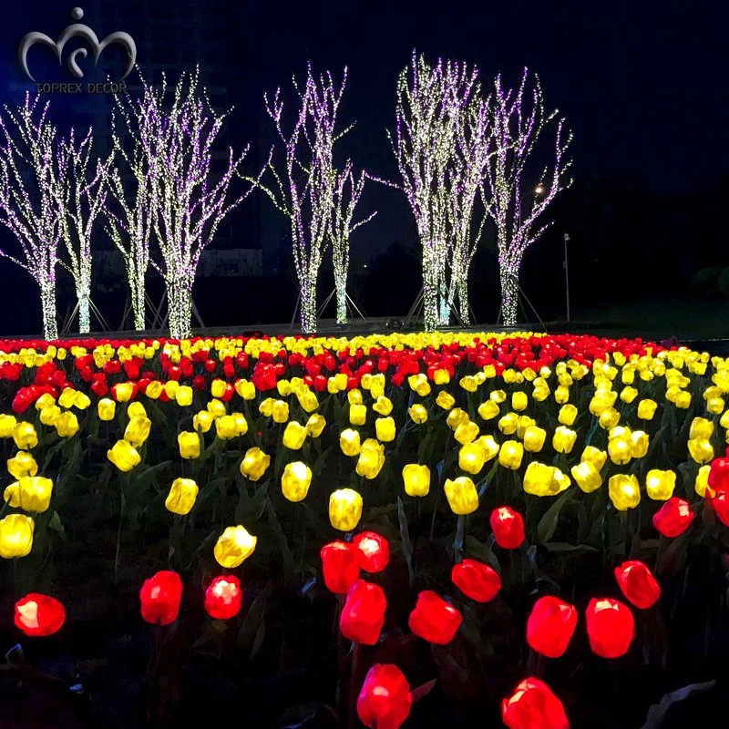 Amusement LED Lamp Decorative Lighting LED Artificial Flower Plant Lights