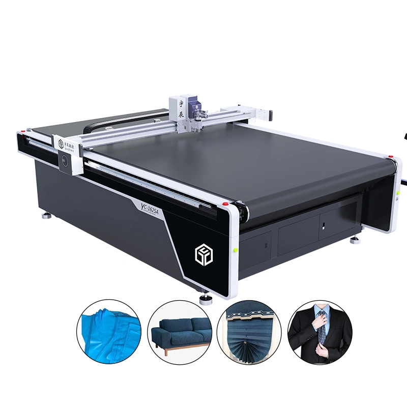 Yuchon CNC Fabric Textile Cutting Machine by Rotary Knife