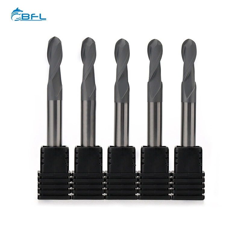 Bfl Solid Carbide Cutting Tools 2 Flutes Ball Nose Cutting Tool with Diamond Coatings