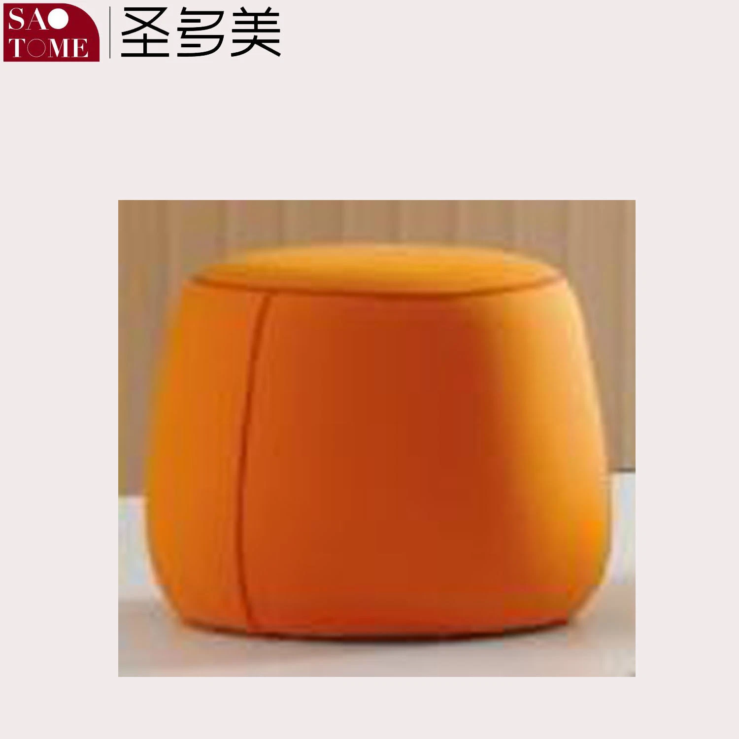 Home Solid Wood Small Stool Living Room Creative Coffee Table Stool Round Stool Changing Shoe Stool