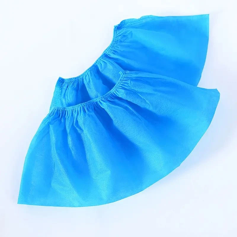 High quality/High cost performance Non-Woven Non-Slip Handmade Blue Disposable Non-Slip Shoe Cover