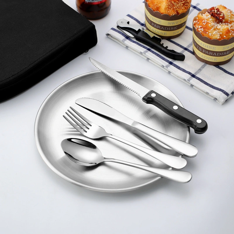 مجموعة أدوات المائدة المتنقلة Camping tensil set Stلا يصدأ Silverware الموديل Ci16050