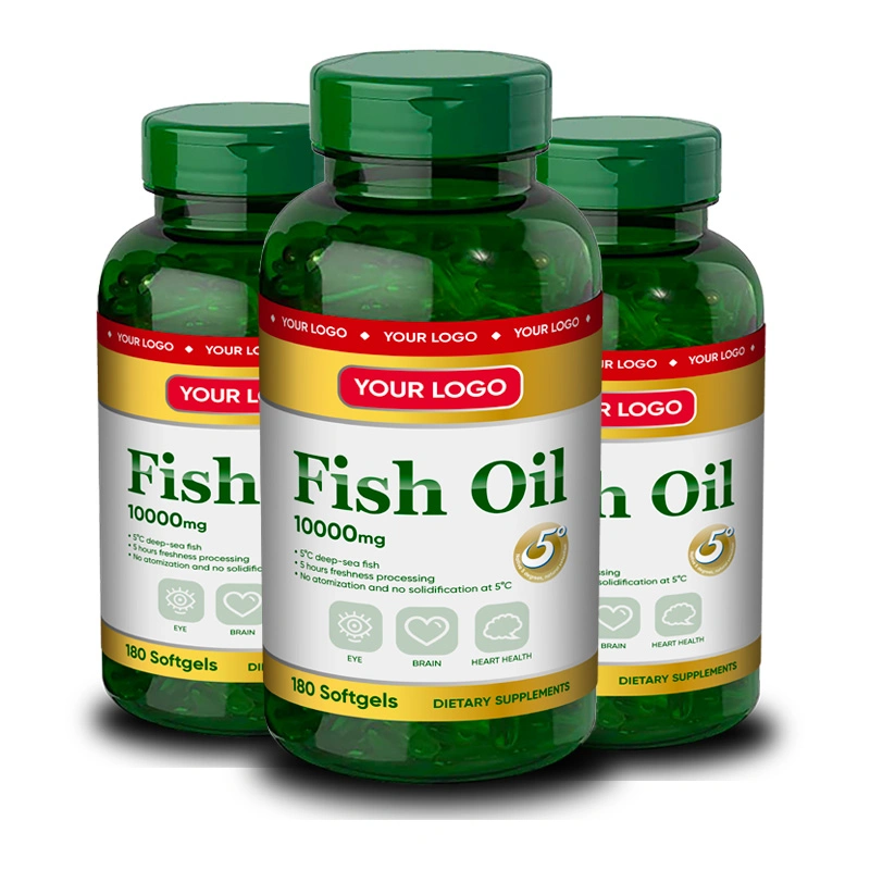 OEM Vegan Omega 3 aceite de pescado 1000mg cápsula de Softgel