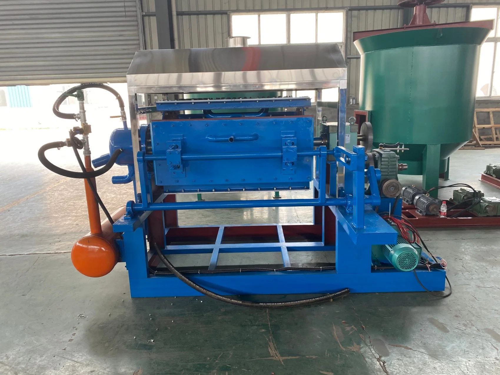 Recycled Material Semi-Automatic Kraft Paper Recycling Machine Cardboard Production Line